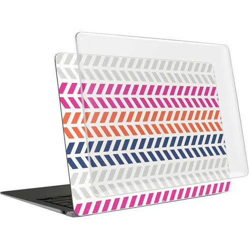 Striped Chevron MacBook Air 15in (2023-2025) Case plus Skin
